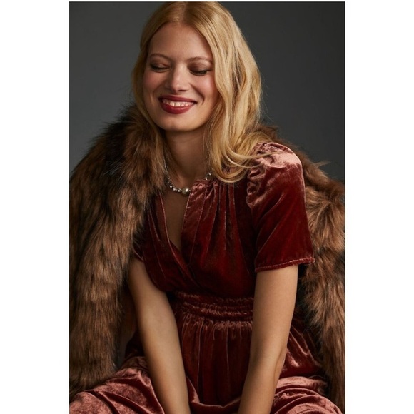 Anthropologie The Somerset Maxi Dress: Velvet Edition, Size XSP NWT - Picture 5 of 16